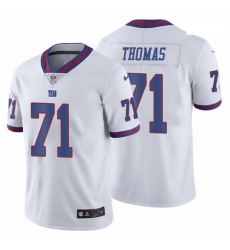 Men Nike Giant 71 Andrew Thomas White Vapor Limited Jersey 2020 NFL Draft