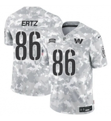 Men Washington Commanders 86 Zach Ertz 2024 F U S E Arctic Camo Salute To Service Limited Stitched Football Jersey