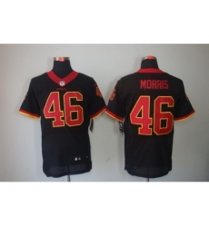 Nike Washington Redskins 46 Alfred Morris Black Elite NFL Jersey