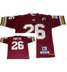 nfl Washington Redskins 26 Portis Throwback red