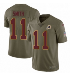 Youth Nike Washington Redskins 11 Alex Smith Limited Olive 2017 Salute to Service NFL Jersey