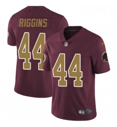 Youth Nike Washington Redskins 44 John Riggins Elite Burgundy RedGold Number Alternate 80TH Anniversary NFL Jersey