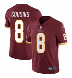 Youth Nike Washington Redskins 8 Kirk Cousins Elite Burgundy Red Team Color NFL Jersey