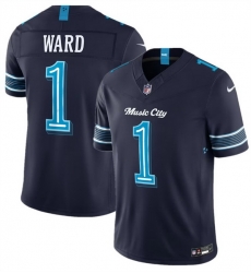 Men Tennessee Titans 1 Cameron Ward Navy 2026 F U S E Music City Rivalries Collection Limited Stitched Football Jersey Men Tennessee Titans 1 Cameron Ward Navy 2026 F U S E Music City Rivalries Collection Limited Stitched Football Jersey