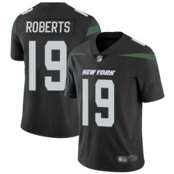 Jets #19 Andre Roberts Black Alternate Men Stitched Football Vapor Untouchable Limited Jersey Jets #19 Andre Roberts Black Alternate Men Stitched Football Vapor Untouchable Limited Jersey