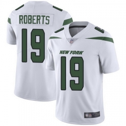 Jets #19 Andre Roberts White Men Stitched Football Vapor Untouchable Limited Jersey Jets #19 Andre Roberts White Men Stitched Football Vapor Untouchable Limited Jersey