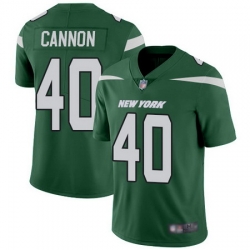 Jets #40 Trenton Cannon Green Team Color Men Stitched Football Vapor Untouchable Limited Jersey Jets #40 Trenton Cannon Green Team Color Men Stitched Football Vapor Untouchable Limited Jersey