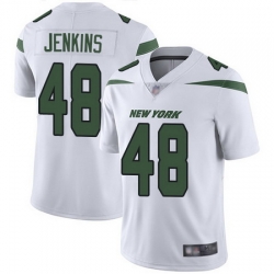 Jets #48 Jordan Jenkins White Men Stitched Football Vapor Untouchable Limited Jersey Jets #48 Jordan Jenkins White Men Stitched Football Vapor Untouchable Limited Jersey