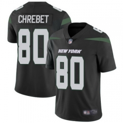 Jets #80 Wayne Chrebet Black Alternate Men Stitched Football Vapor Untouchable Limited Jersey Jets #80 Wayne Chrebet Black Alternate Men Stitched Football Vapor Untouchable Limited Jersey