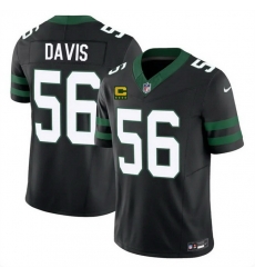 Men New York Jets 56 Demario Davis Black 2025 F U S E 4 Star C Patch Vapor Untouchable Limited Stitched Jersey Men New York Jets 56 Demario Davis Black 2025 F U S E 4 Star C Patch Vapor Untouchable Limited Stitched Jersey