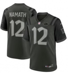 Men Nike Joe Namath #12 Green New York Jets Rivalries Collection Stitched Limited Jersey Men Nike Joe Namath #12 Green New York Jets Rivalries Collection Stitched Limited Jersey