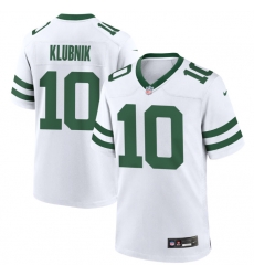 Mens New York Jets 10 Cade Klubnik White 2026 Draft F U S E Vapor Untouchable Limited Stitched Jersey Mens New York Jets 10 Cade Klubnik White 2026 Draft F U S E Vapor Untouchable Limited Stitched Jersey