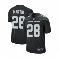 Mens New York Jets 28 Curtis Martin Game Black Alternate Football Jersey Mens New York Jets 28 Curtis Martin Game Black Alternate Football Jersey