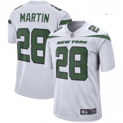 Mens New York Jets 28 Curtis Martin Nike Retired Player Game Jersey White Mens New York Jets 28 Curtis Martin Nike Retired Player Game Jersey White
