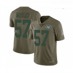 Mens New York Jets 57 CJ Mosley Limited Olive 2017 Salute to Service Football Jersey Mens New York Jets 57 CJ Mosley Limited Olive 2017 Salute to Service Football Jersey