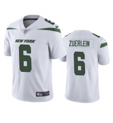 Men's New York Jets #6 Greg Zuerlein White Vapor Untouchable Limited Stitched Jersey