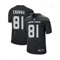 Mens New York Jets 81 Quincy Enunwa Game Black Alternate Football Jersey Mens New York Jets 81 Quincy Enunwa Game Black Alternate Football Jersey