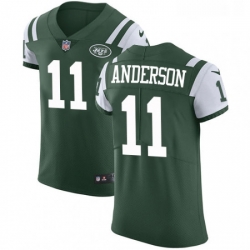 Mens Nike New York Jets 11 Robby Anderson Elite Green Team Color NFL Jersey Mens Nike New York Jets 11 Robby Anderson Elite Green Team Color NFL Jersey