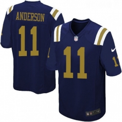 Mens Nike New York Jets 11 Robby Anderson Game Navy Blue Alternate NFL Jersey Mens Nike New York Jets 11 Robby Anderson Game Navy Blue Alternate NFL Jersey