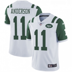 Mens Nike New York Jets 11 Robby Anderson White Vapor Untouchable Limited Player NFL Jersey Mens Nike New York Jets 11 Robby Anderson White Vapor Untouchable Limited Player NFL Jersey