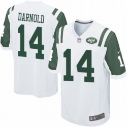 Mens Nike New York Jets 14 Sam Darnold Game White NFL Jersey Mens Nike New York Jets 14 Sam Darnold Game White NFL Jersey