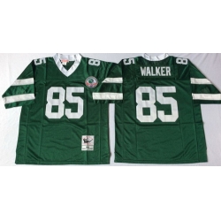 Mitchell And Ness jets #85 wesley walker green Throwback Stitched NFL Jerseys Mitchell And Ness jets #85 wesley walker green Throwback Stitched NFL Jerseys