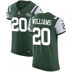 Nike Jets #20 Marcus Williams Green Team Color Mens Stitched NFL Vapor Untouchable Elite Jersey Nike Jets #20 Marcus Williams Green Team Color Mens Stitched NFL Vapor Untouchable Elite Jersey