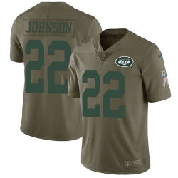 Nike Jets #22 Trumaine Johnson Olive Mens Stitched NFL Limited 2017 Salute To Service Jersey Nike Jets #22 Trumaine Johnson Olive Mens Stitched NFL Limited 2017 Salute To Service Jersey