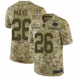 Nike Jets #26 Marcus Maye Camo Mens Stitched NFL Limited 2018 Salute To Service Jersey Nike Jets #26 Marcus Maye Camo Mens Stitched NFL Limited 2018 Salute To Service Jersey