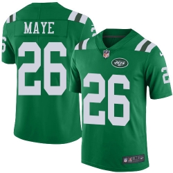 Nike Jets #26 Marcus Maye Green Mens Stitched NFL Limited Rush Jersey Nike Jets #26 Marcus Maye Green Mens Stitched NFL Limited Rush Jersey