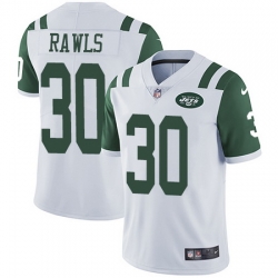Nike Jets #30 Thomas Rawls White Mens Stitched NFL Vapor Untouchable Limited Jersey Nike Jets #30 Thomas Rawls White Mens Stitched NFL Vapor Untouchable Limited Jersey