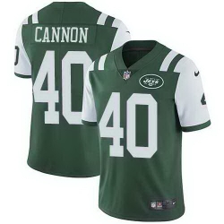 Nike Jets 40 Trenton Cannon Green Vapor Untouchable Limited Jersey Nike Jets 40 Trenton Cannon Green Vapor Untouchable Limited Jersey