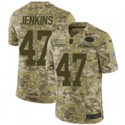 Nike Jets #47 Jordan Jenkins Camo Mens Stitched NFL Limited 2018 Salute To Service Jersey Nike Jets #47 Jordan Jenkins Camo Mens Stitched NFL Limited 2018 Salute To Service Jersey