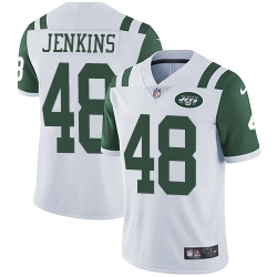 Nike Jets #48 Jordan Jenkins White Men Stitched NFL Vapor Untouchable Limited Jersey Nike Jets #48 Jordan Jenkins White Men Stitched NFL Vapor Untouchable Limited Jersey