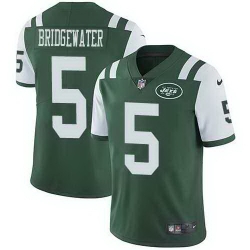 Nike Jets 5 Teddy Bridgewater Green Vapor Untouchable Limited Jersey Nike Jets 5 Teddy Bridgewater Green Vapor Untouchable Limited Jersey