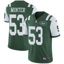Nike Jets 53 Kevin Minter Green Vapor Untouchable Limited Jersey Nike Jets 53 Kevin Minter Green Vapor Untouchable Limited Jersey