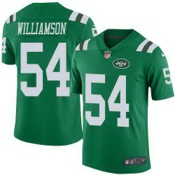 Nike Jets 54 Avery Williamson Green Color Rush Limited Jersey Nike Jets 54 Avery Williamson Green Color Rush Limited Jersey