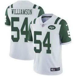 Nike Jets 54 Avery Williamson White Vapor Untouchable Limited Jersey Nike Jets 54 Avery Williamson White Vapor Untouchable Limited Jersey