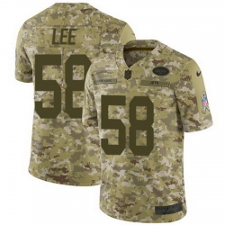 Nike Jets #58 Darron Lee Camo Mens Stitched NFL Limited 2018 Salute To Service Jersey Nike Jets #58 Darron Lee Camo Mens Stitched NFL Limited 2018 Salute To Service Jersey