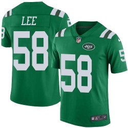 Nike Jets #58 Darron Lee Green Mens Stitched NFL Elite Rush Jersey Nike Jets #58 Darron Lee Green Mens Stitched NFL Elite Rush Jersey