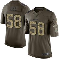 Nike Jets #58 Darron Lee Green Mens Stitched NFL Limited Salute to Service Jersey Nike Jets #58 Darron Lee Green Mens Stitched NFL Limited Salute to Service Jersey