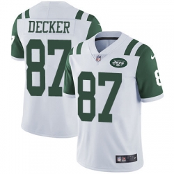Nike Jets #87 Eric Decker White Mens Stitched NFL Vapor Untouchable Limited Jersey Nike Jets #87 Eric Decker White Mens Stitched NFL Vapor Untouchable Limited Jersey