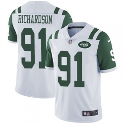 Nike Jets #91 Sheldon Richardson White Mens Stitched NFL Vapor Untouchable Limited Jersey Nike Jets #91 Sheldon Richardson White Mens Stitched NFL Vapor Untouchable Limited Jersey