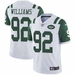 Nike Jets #92 Leonard Williams White Mens Stitched NFL Vapor Untouchable Limited Jersey Nike Jets #92 Leonard Williams White Mens Stitched NFL Vapor Untouchable Limited Jersey