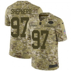 Nike Jets #97 Nathan Shepherd Camo Mens Stitched NFL Limited 2018 Salute To Service Jersey Nike Jets #97 Nathan Shepherd Camo Mens Stitched NFL Limited 2018 Salute To Service Jersey