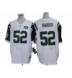 Nike New York Jets 52 David Harris White Elite NFL Jersey