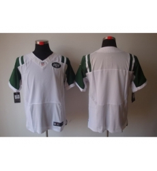 Nike New York Jets Blank White Elite NFL Jersey