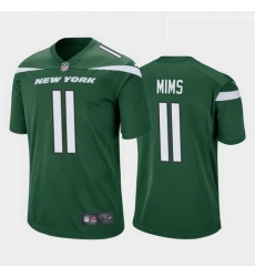 men denzel mims new york jets green game jersey 