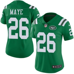 Nike Jets #26 Marcus Maye Green Womens Stitched NFL Limited Rush Jersey Nike Jets #26 Marcus Maye Green Womens Stitched NFL Limited Rush Jersey