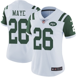 Nike Jets #26 Marcus Maye White Womens Stitched NFL Vapor Untouchable Limited Jersey Nike Jets #26 Marcus Maye White Womens Stitched NFL Vapor Untouchable Limited Jersey